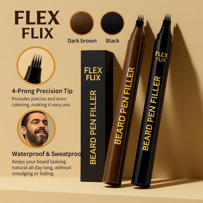 Flex Flix BeardEnhance™ Waterproof Color Pen™